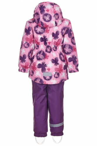 Комплект-костюм девочке на весну-осень, SHEILA  805 Розовый с бабочками