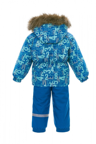 Зимний комплект-костюм для мальчика, RYAN 809  Голубой (цифры)