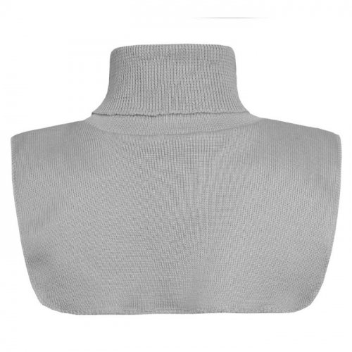 Детская вязаная манишка (осень-зима), COLLAR 002 Серый