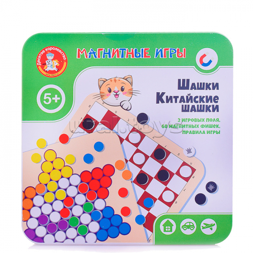 Игра магнитная в жестяной коробочке 