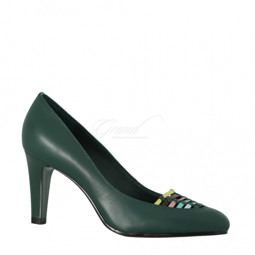Туфли зеленая кожа(6)