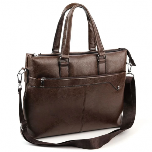 Мужская сумка-портфель 661 Браун
