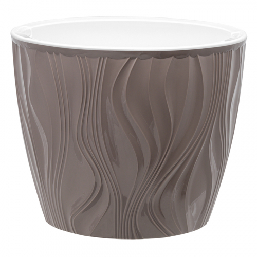 Кашпо Венеция (3л.) Цв. Мокко (Арт. КШ-9034)