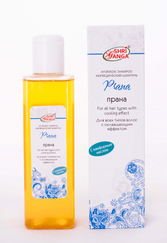 Шампунь Прана 200 мл/Shampoo «Prana» (For all hair types with cooling effect) 200m.l