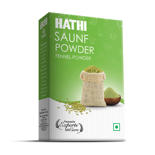 Fennel (Saunf) Seeds Powder / Фенхель молотый / 100 г / коробка / HATHI MASALA™