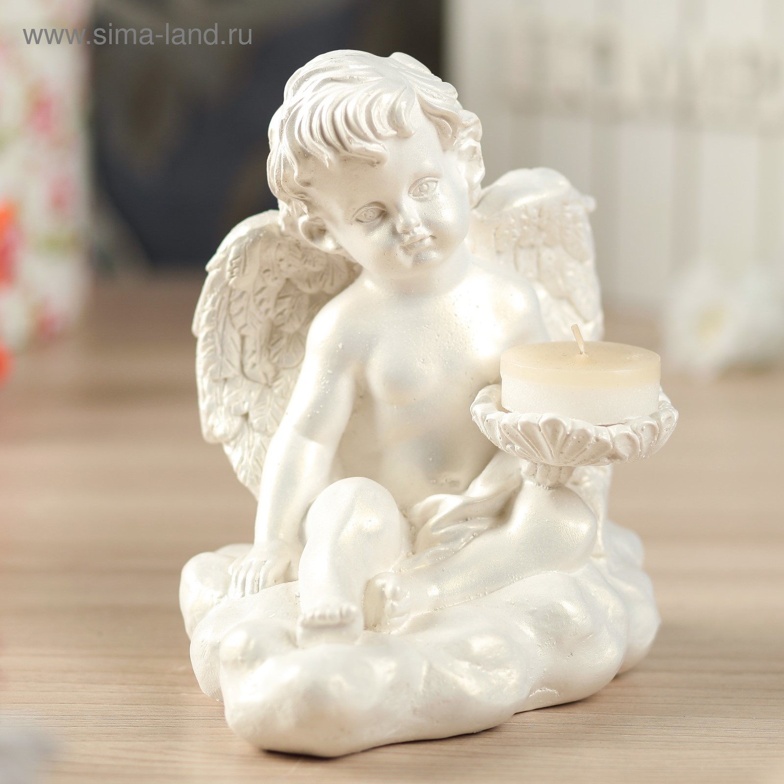 подсвечник ангелочек. подсвечник в виде ангела. подсвечник ангелочек. подсвечник из полистоуна. декор подсвечника ангелочком.
