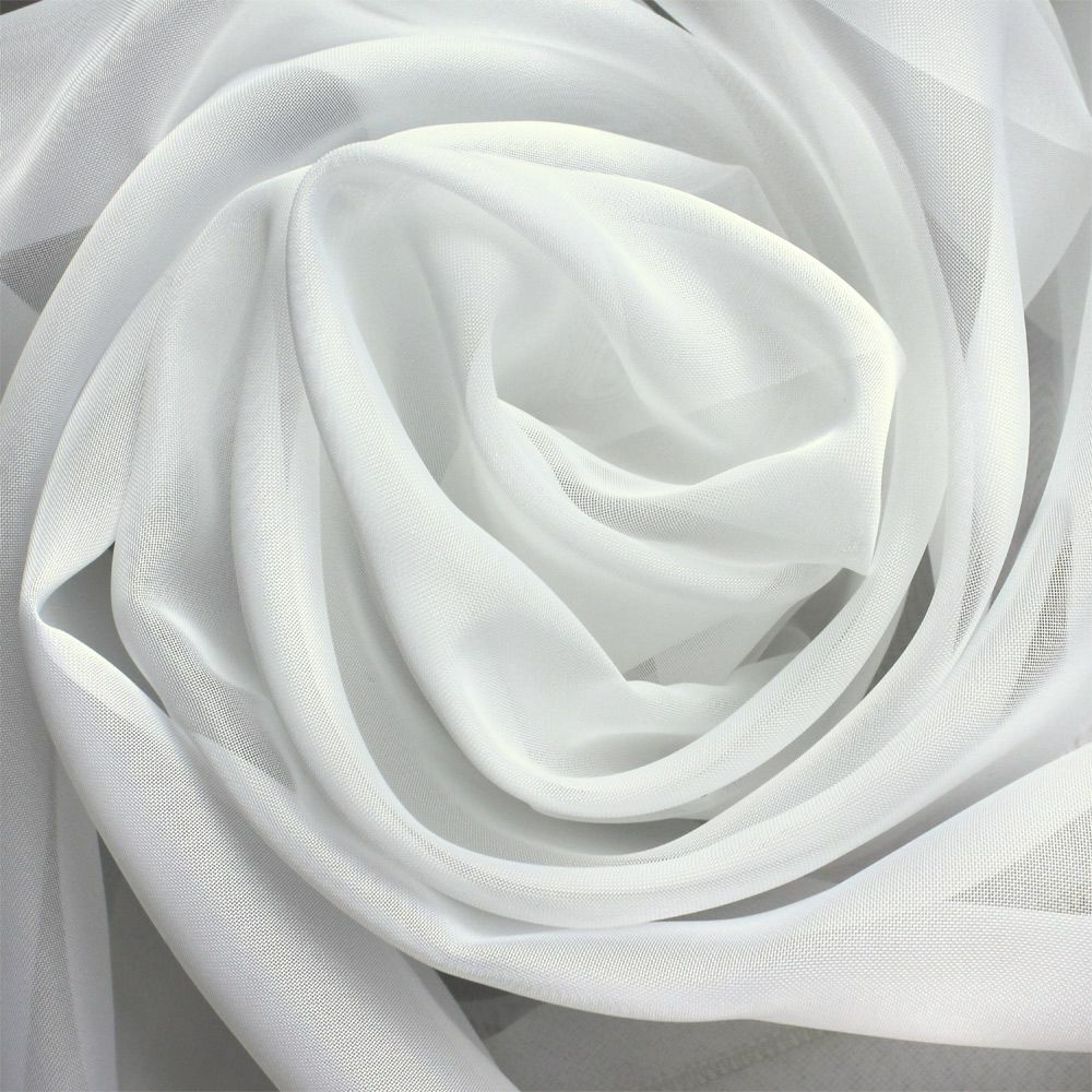 Вуаль однотонная Premium Крем с утяжелителем Турция 300 см