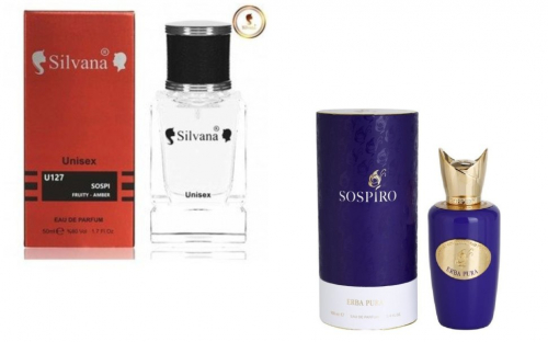 Silvana Парфюм SOSPI U127 50 мл Аналог Sospiro Perfumes Erba Pura 1842154