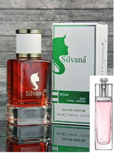 Silvana Edit Floral - Sweet.W344. 50мл. Аналог Christian Dior Addict