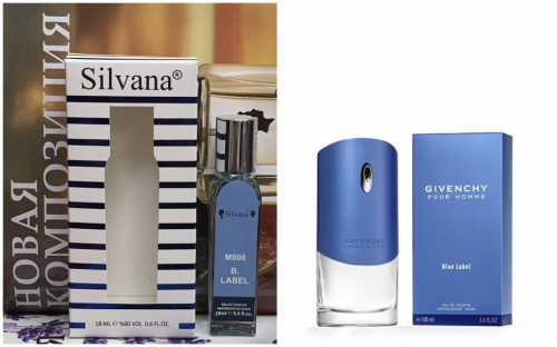 Silvana B.Label Citrus - Spicy. М806. 18мл. Аналог Givenchy Blue Label. 17751541К