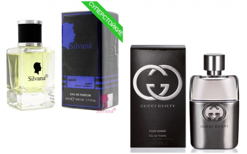 Silvana Guity Woody - Aromatic. М840. 50мл. Аналог Gucci Guilty Pour Homme. 1775177