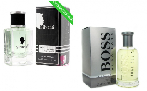 Silvana Big Boss Woody - Aromatic. М815. 50мл. Аналог Hugo Boss Boss Bottled (Boss N6). 1775167