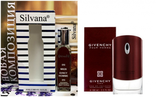 Silvana Gvncy Homme Woody - Spicy. М828. 18мл. Аналог Givenchy Pour Homme. 17751551