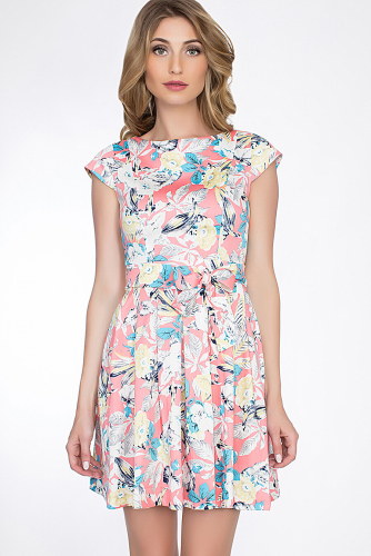 Платье #51270Розовый
