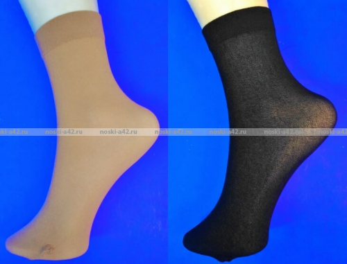 Крабро носки женские 50 Den микрофибра с лайкрой Miss уплотненные 10 пар