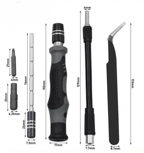 Многофункциональный Набор Отверток и Бит 115 в 1