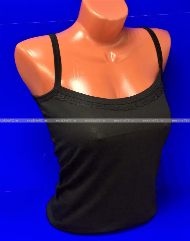 Майки женские ЧЕРНЫЕ