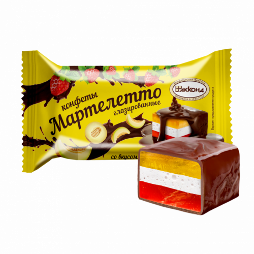 конфеты Мартелетто дыня-клубника