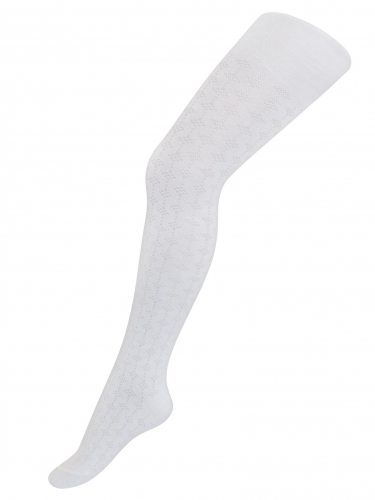 Колготки Para Socks K2D3 Ажур Белый 158-164