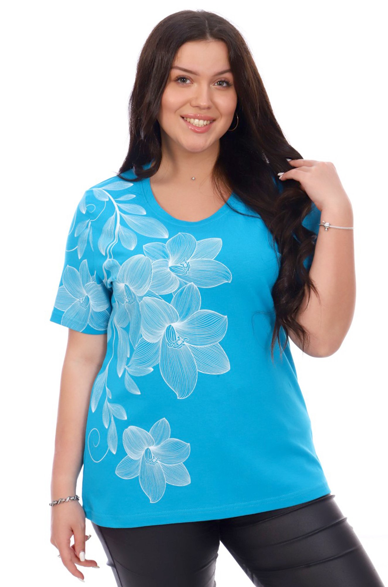 lovetex.store, Женская футболка больших размеров lovetex.store