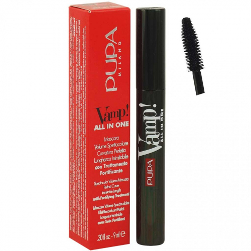 Копия Тушь Pupa Vamp All In One, 9 ml (силиконовая)