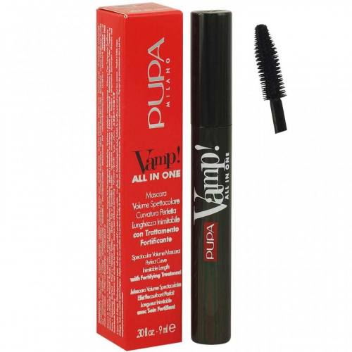 Копия Тушь Pupa Vamp All In One, 9 ml (силиконовая)