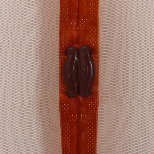 Сетка антимоскитная на магнитах, 90×210 см, цвет коричневый