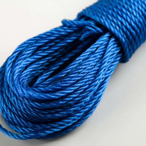 Верёвка бельевая Доляна, d=2,5 мм, длина 20 м, цвет МИКС