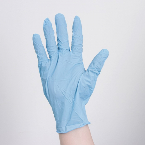 Перчатки нитриловые нестерильные неопудренные, размер XL, 180шт/уп, цвет синий