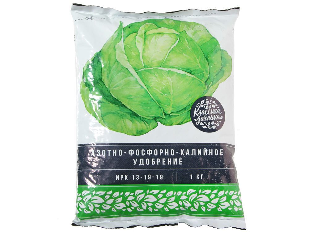 Купить Удобрение Азотно-фосфорно-калийное 1кг Нов-Агро 13:19:19