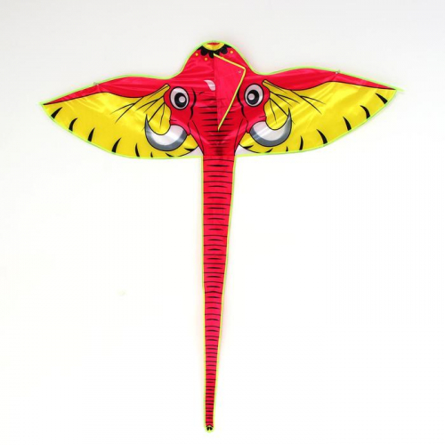 Воздушный змей «Слон», с леской, цвета МИКС
