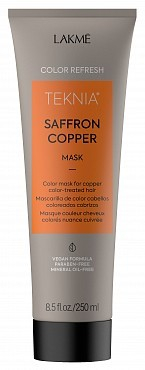 LAKME Маска для обновления цвета медных оттенков волос / REFRESH SAFFRON COPPER MASK 250 мл