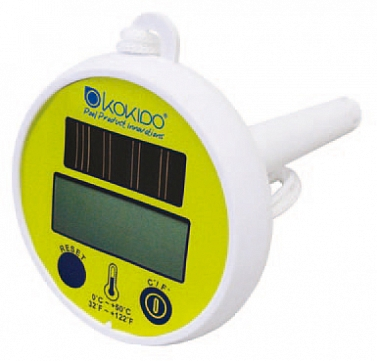 AQ20784, KOKIDO, Термометр, цифровой на солнечных батареях, для измерения температуры воды в бассейне (DT37CS/REV), уп.1