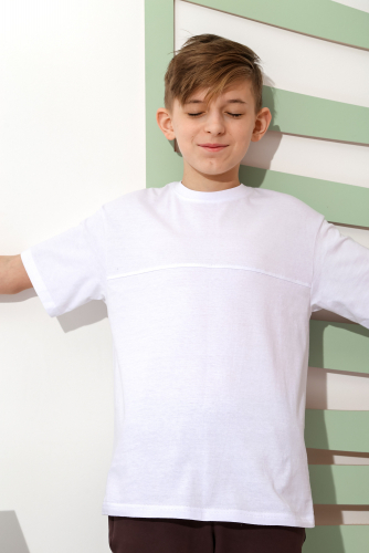 Фуфайка (футболка) для мальчика Хоп-1