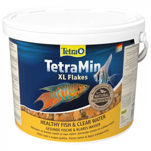Корм TetraMin XL для рыб, крупные хлопья, 10 л., 2,1 кг