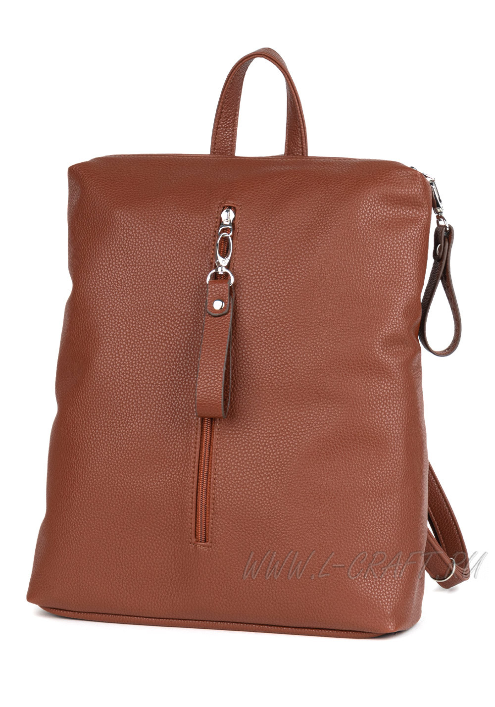 Модель №1415 | кожзам | гладкий | рыжий | Р820-22 | 29449