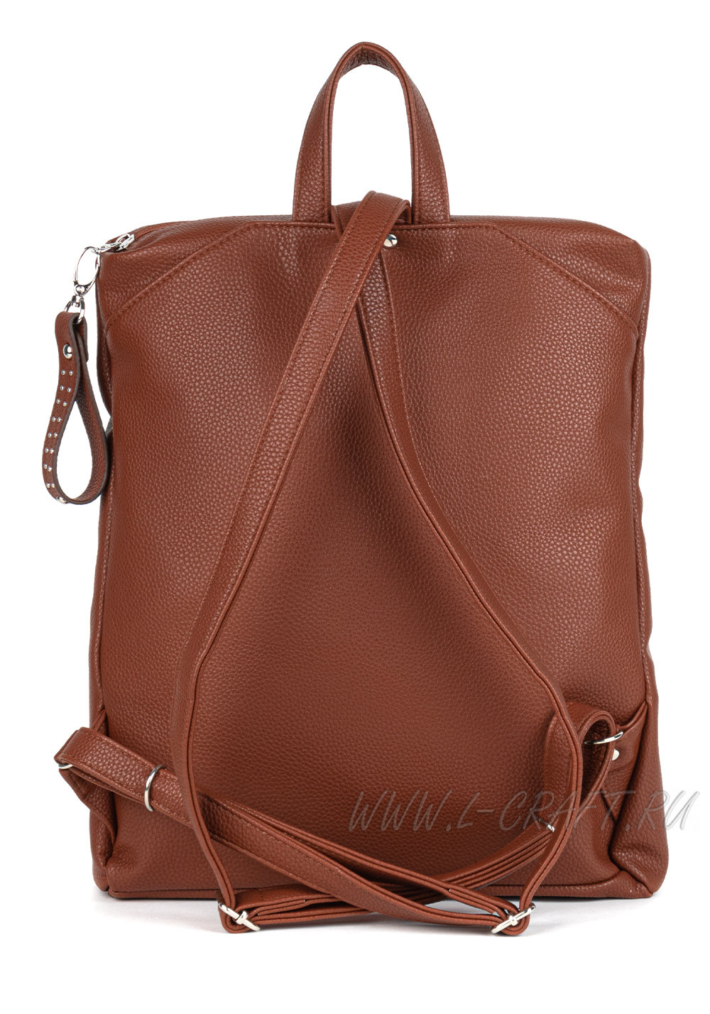 Модель №1415 | кожзам | гладкий | рыжий | Р820-22 | 29449