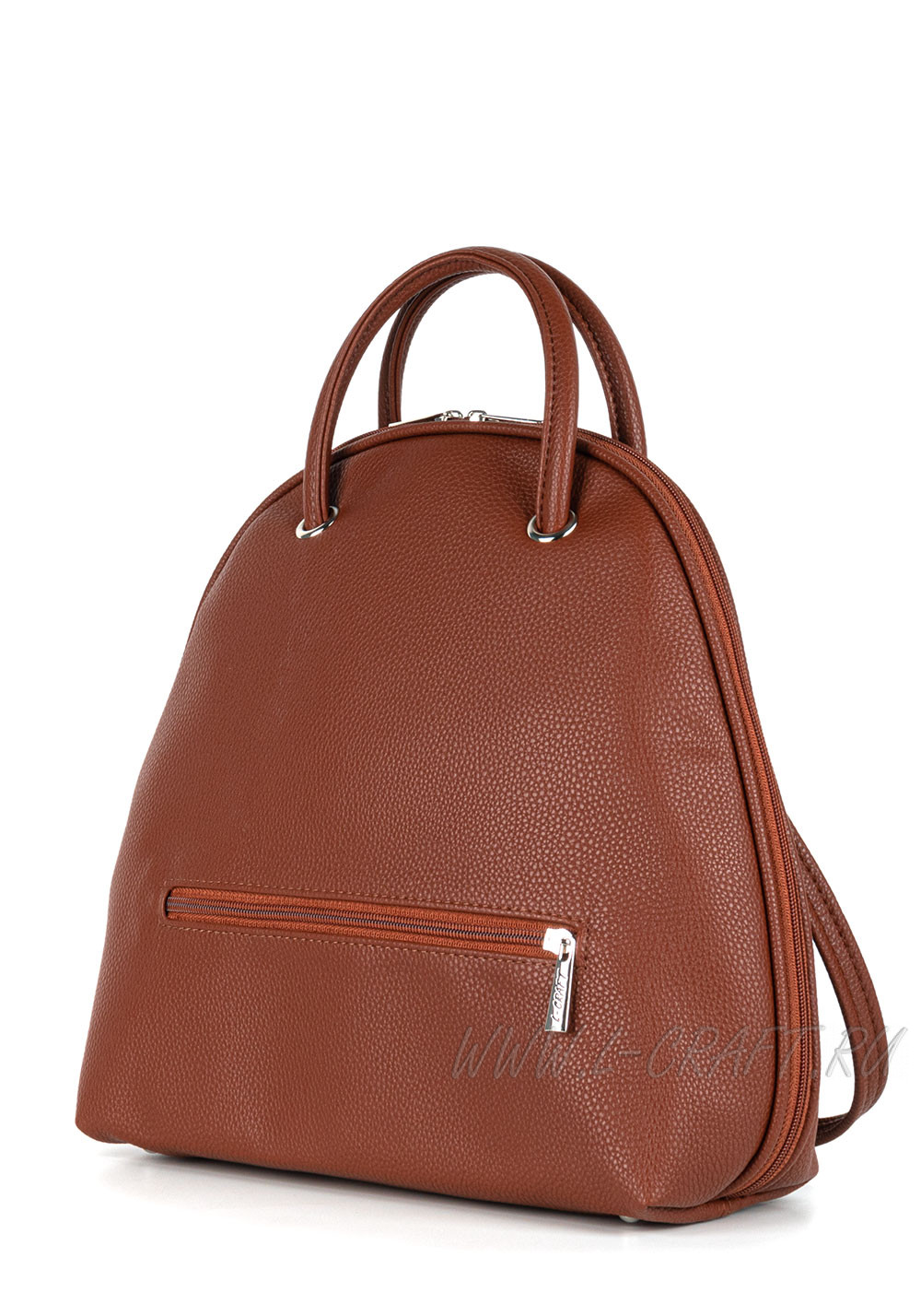 Модель №1257 | кожзам | гладкий | рыжий | Р820-22 | 29496