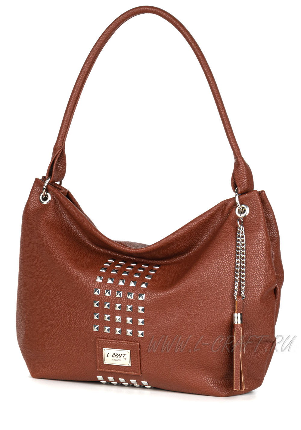 Модель №1172 | кожзам | гладкий | рыжий | Р820-22 | 29395