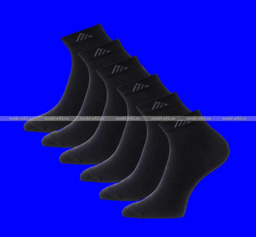 САРТЭКС носки мужские укороченные арт. В-26 ЧЕРНЫЕ