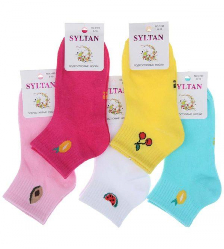 Носки детские для девочек укороченные SYLTAN 3199