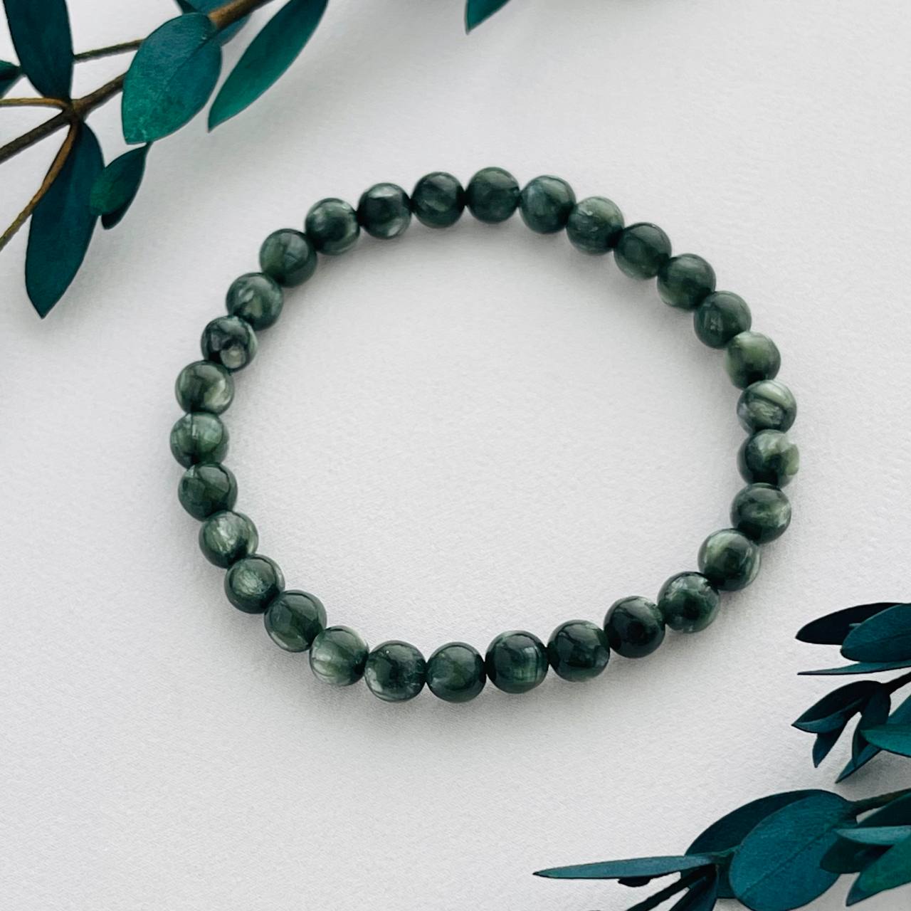 Радуга Самоцветов Браслет из Серафинита