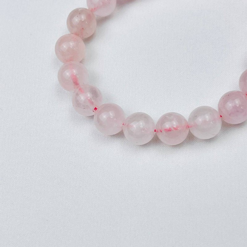 Радуга Самоцветов Браслет из мадагаскарского Розового кварца