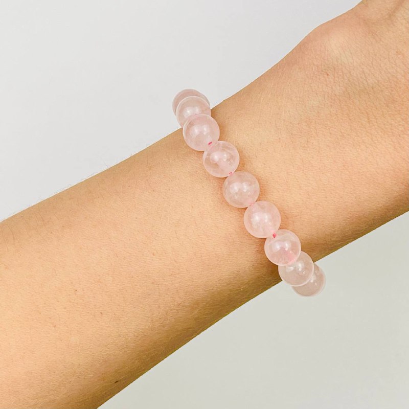 Радуга Самоцветов Браслет из мадагаскарского Розового кварца