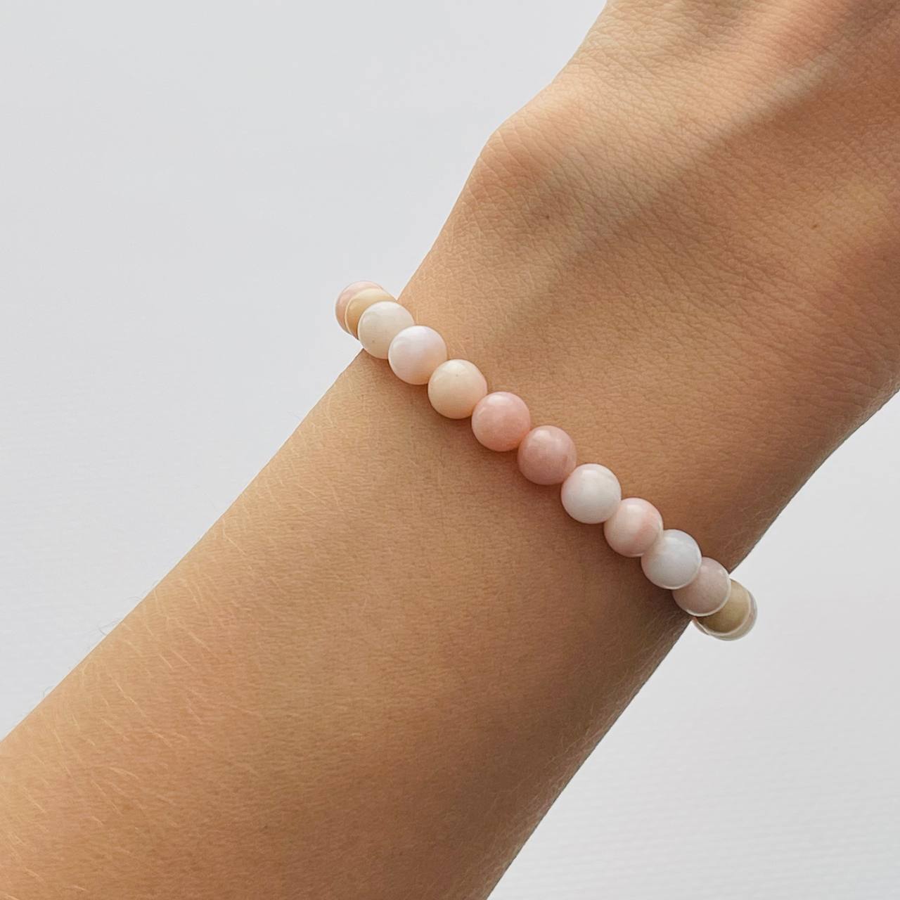 Радуга Самоцветов Браслет из розового Опала