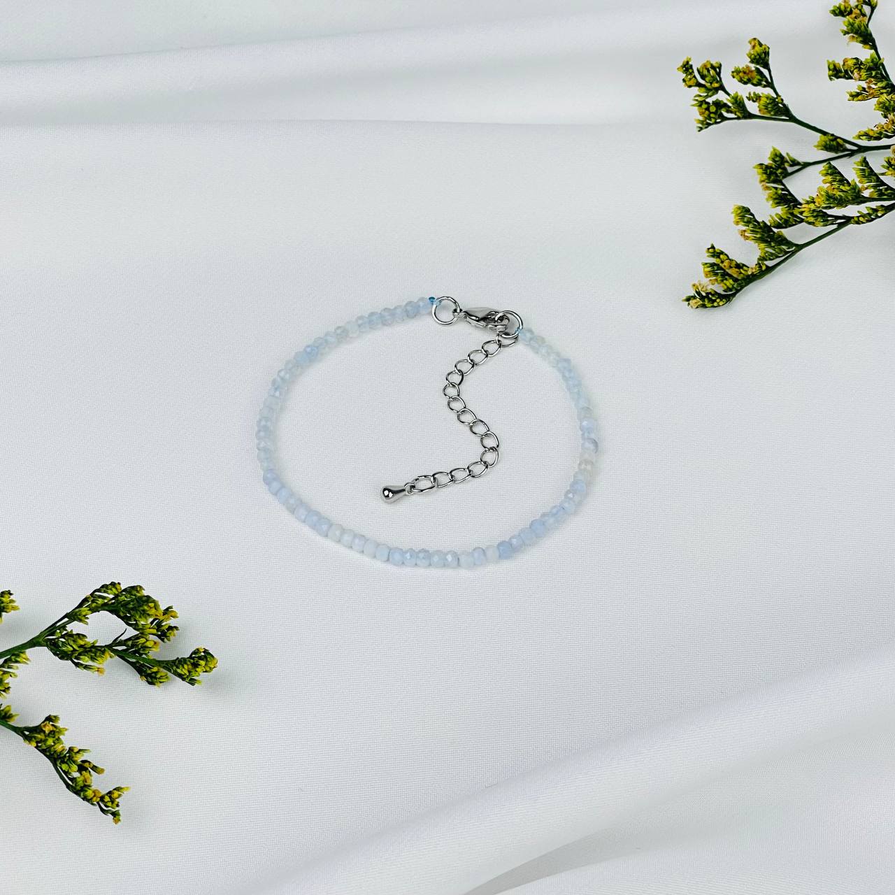 Радуга Самоцветов Браслет из Голубого агата