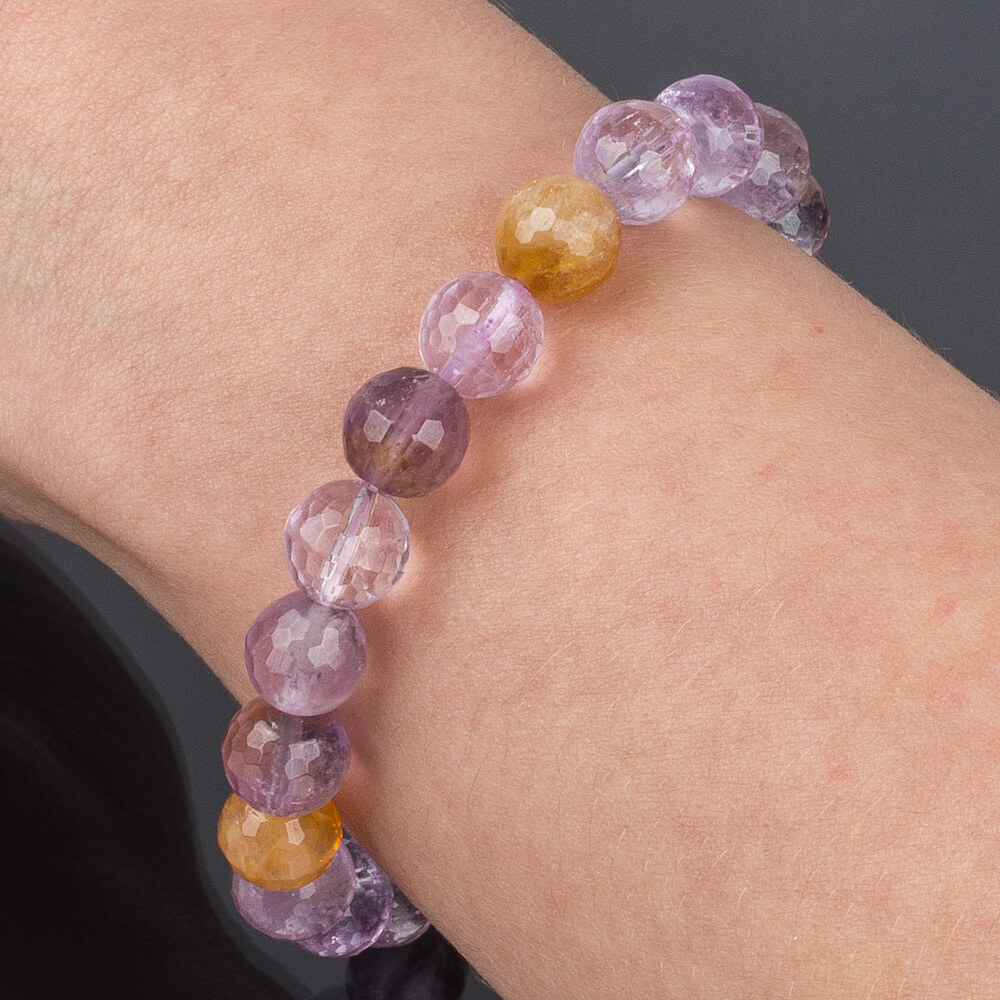 Радуга Самоцветов Браслет из Аметрина огранка