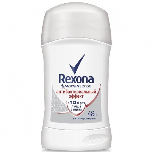 Rexona дезодорант стик Антибактериальный эффект антиперспирант 40 мл