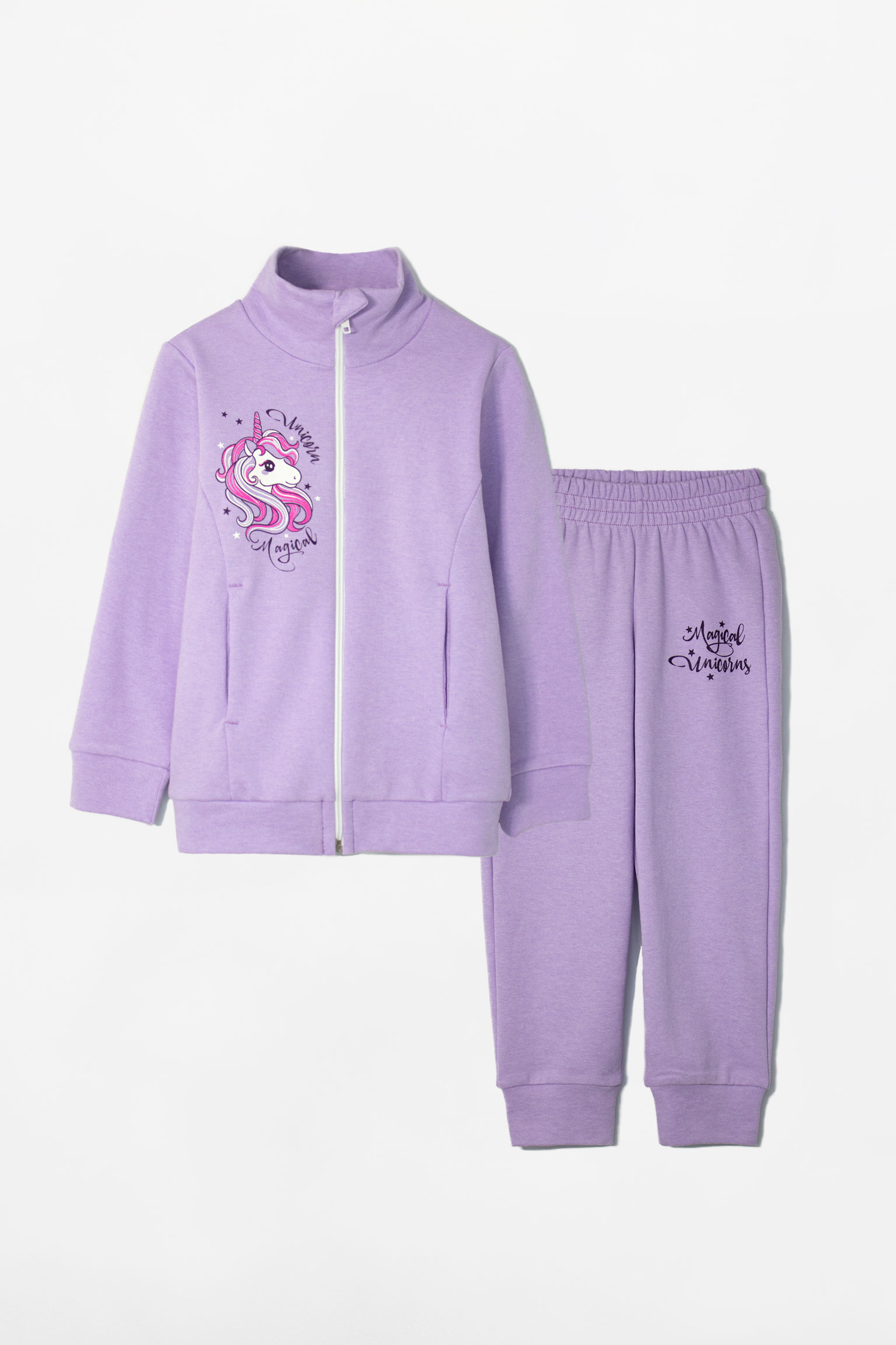 Костюм спортивный 2162-225/21 термо Единорог /сирень