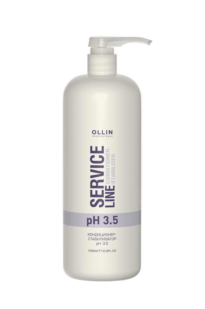 OLLIN SERVICE LINE Кондиционер-стабилизатор рН 3.5 1000мл/ Сonditioner-stabilizer pH 3.5